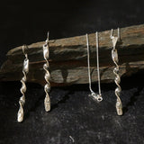 Twisted Prayer Stick Pendants & Earrings ~ Seven Sizes!