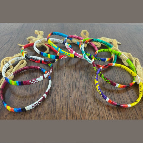 Red Cloud Quillwork - Traditional Bracelets - 8 Colors!