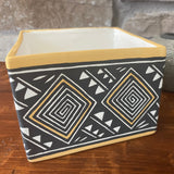 Hand Painted Ceramic Box by Patricia Romero