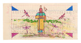 (Fine Art Print) Ledger Art - Her Lakota Nation