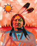 Sitting Bull with Cross