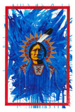 Sitting Bull in Blue