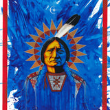 Sitting Bull in Blue