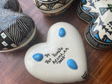 Ceramic Heart-Shaped Keepsake Boxes