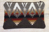 Pendleton Wool Zipper Pouch 9x6"