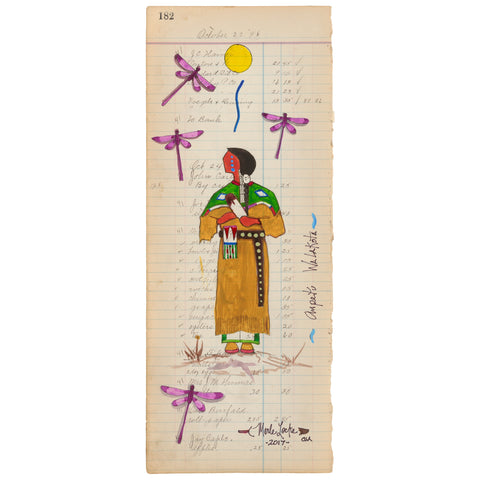 Fine Art Print - Antique Ledger #182 - Ampetu Walakota