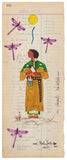 Fine Art Print - Antique Ledger #182 - Ampetu Walakota
