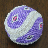 Beaded Leather & Canvas Balls