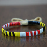 Red Cloud Quillwork - Traditional Bracelet - Traditional Colors