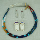 Traditional Powwow Regalia Carved Antler