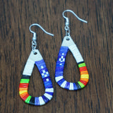 Red Cloud Quillwork Earrings - Teardrop - Five Colors!