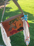 Painted Leather Bag