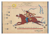 (Fine Art Print) Ledger Art - Fast Thunder