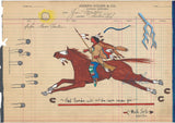 (Fine Art Print) Ledger Art - Fast Thunder