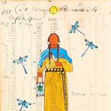 (Fine Art Print) Ledger Art - Keeps Wisdom