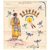 (Fine Art Print) Ledger Art ~ 7th Nation