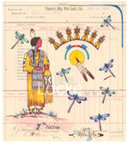 (Fine Art Print) Ledger Art ~ 7th Nation