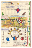 (Fine Art Prints) Ledger Art Series - Notable Names - Four Works