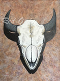 Original Painting - Buffalo Skull