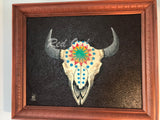 Original Painting - Decorated Skull