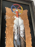 Original Painting - Eagle Feather
