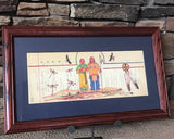 (Fine Art Print) Antique Ledger #566 ~ Lakota Commitment