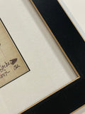 Assorted Framed Small Ledgers