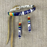 Red Cloud Quillwork - Natural and Navy Collection