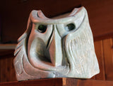 Green Soapstone Owl