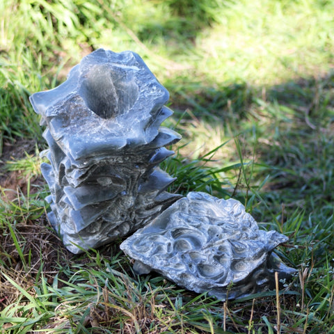 Floral Column Sage Bowl