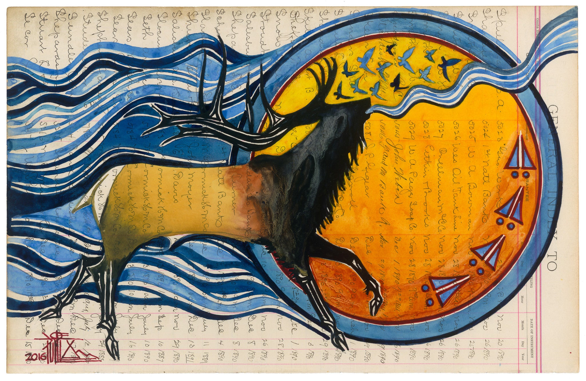 Fine Art Print) Song of the Elk Nation – Seven Fires Art
