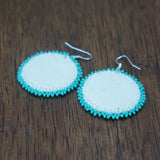 Beadwork Earrings - Mirrored Medicine Wheel - Only 2 Left!