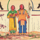 (Fine Art Print) Antique Ledger #566 ~ Lakota Commitment