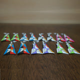 New Twist Parfleche Trapezoid Earrings