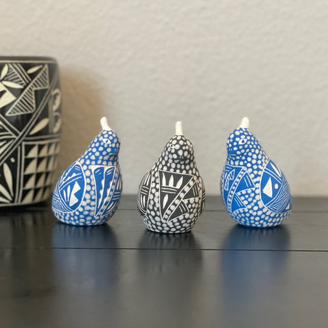 Hand Etched and Painted Quails