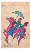 (Fine Art Print) Ledger Art - Fancy Rider