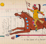 Fine Art Print - Antique Ledger #119 - In the Heart of a Nation