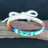 Red Cloud Quillwork - Traditional Bracelet