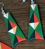 Parfleche Trapezoid Earrings ~ 7 Colors