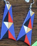 Parfleche Trapezoid Earrings ~ 7 Colors