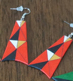 Parfleche Trapezoid Earrings ~ 7 Colors