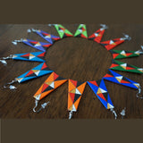 Parfleche Trapezoid Earrings ~ 7 Colors