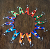 Parfleche Trapezoid Earrings ~ 7 Colors