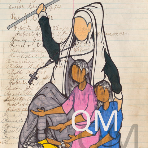 (Fine Art Print) Ledger Art - Sister