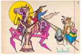 (Fine Art Print) Ledger Art - Sendoff
