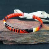 Red Cloud Quillwork - Bold Color Bracelets