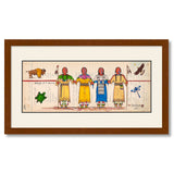 Assorted Framed Small Ledgers