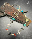 Vintage 1960s Zuni Fetish Necklace