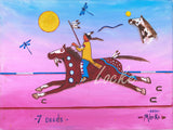 (Fine Art Print) Acrylic on Canvas - 7 Deeds