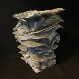 Floral Column Sage Bowl